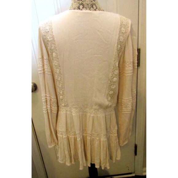 The Impeccable Pig Jenny Mini Dress Laced Boho Hippie Size L - Picture 5 of 8